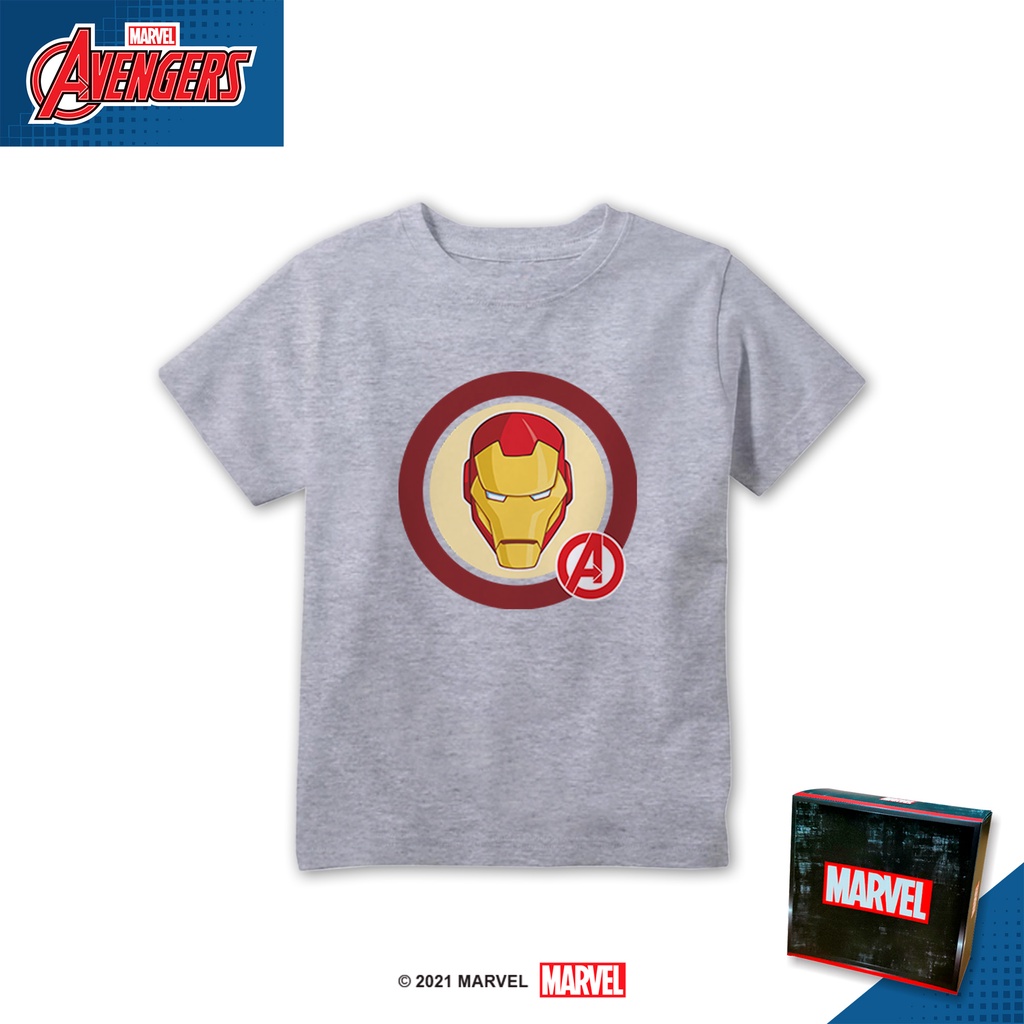 Marvel 兒童 T 恤漫威復仇者聯盟鋼鐵俠 MAV290