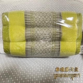 泰國午安枕 午休枕 枕頭 民俗風情的枕頭 泰式枕頭 長型抱枕 抱枕 符合人體工學 放鬆枕頭 背枕 墊枕