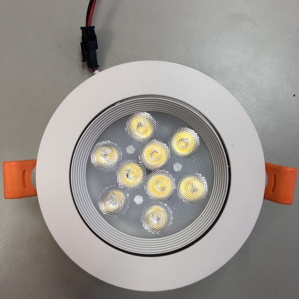 【連體透鏡崁燈】LED10W  9公分開孔 LED9燈崁燈  連體透鏡燈珠崁入式燈具