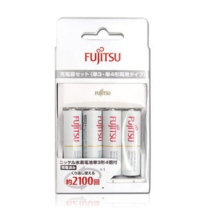 現貨 日本 FUJITSU 富士通 FCT343-ATFX(FX) 低自放電電池充電器 小熊罐子