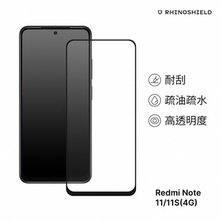 犀牛盾 適用紅米Note 11(4G Global)/11S(4G) 9H 3D滿版玻璃手機保護貼