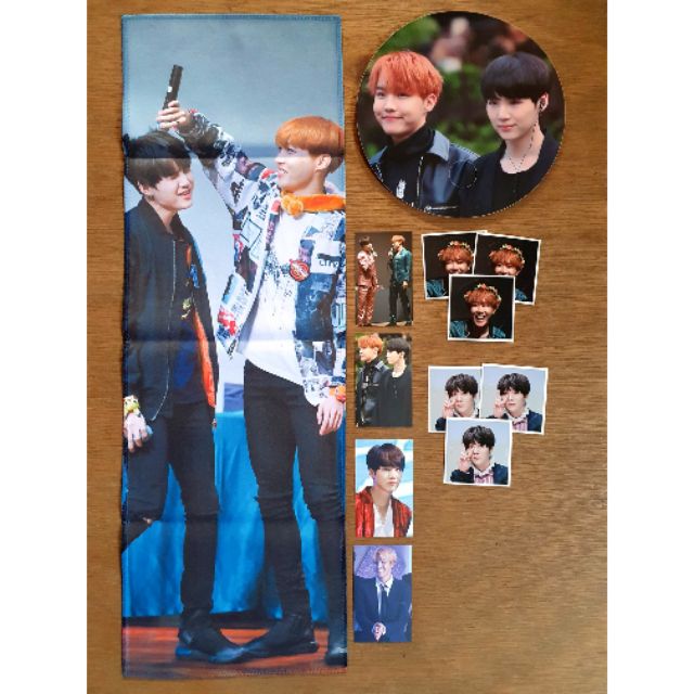 現貨 Bts Sope 花開手幅反光手幅扇子貼紙照片卡小卡 蝦皮購物