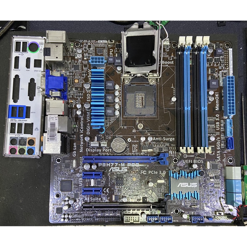 二手良品 asus p8h77-m pro 主機板 lga 1155