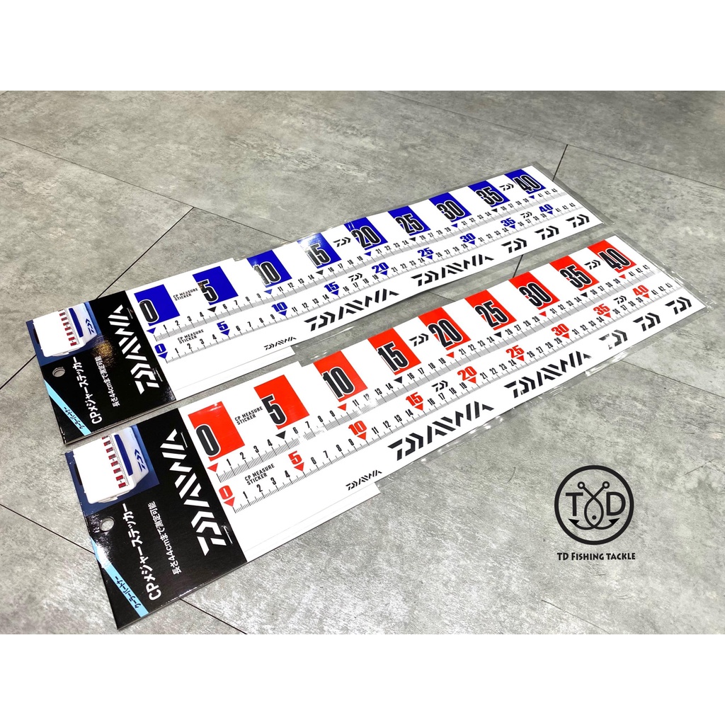 💢 桃園東區釣具【DAIWA  CP MEASURE STICKER CP測量貼紙 冰箱魚尺 】