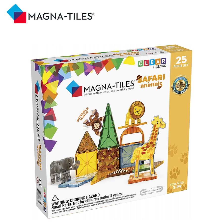 Magna-Tiles 磁力積木25片-非洲動物【金寶貝 221029】