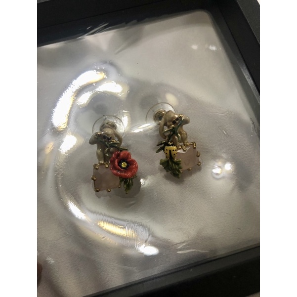【Les Nereides】蕾娜海 耳環 earrings正品 猴子粉水晶