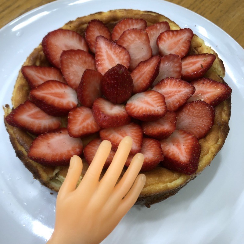 純手作-草莓乳酪蛋糕