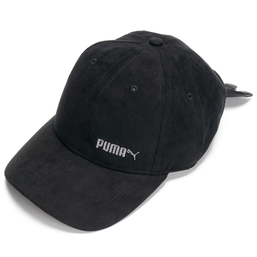 PUMA 甜心蝴蝶結造型棒球帽 02149401黑色 ((鬆緊帶式))