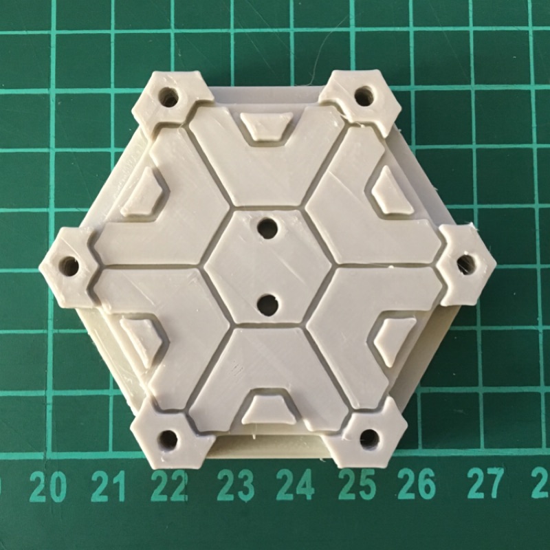 [蜜蜂造型工坊] 重裝x重奏 MOBILE SUIT ENSEMBLE 六角地台2.0 3D列印