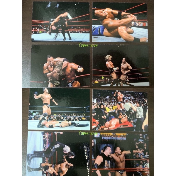 THE ROCK 巨石強森 2000 Comic ImagesWWE摔角卡 8張