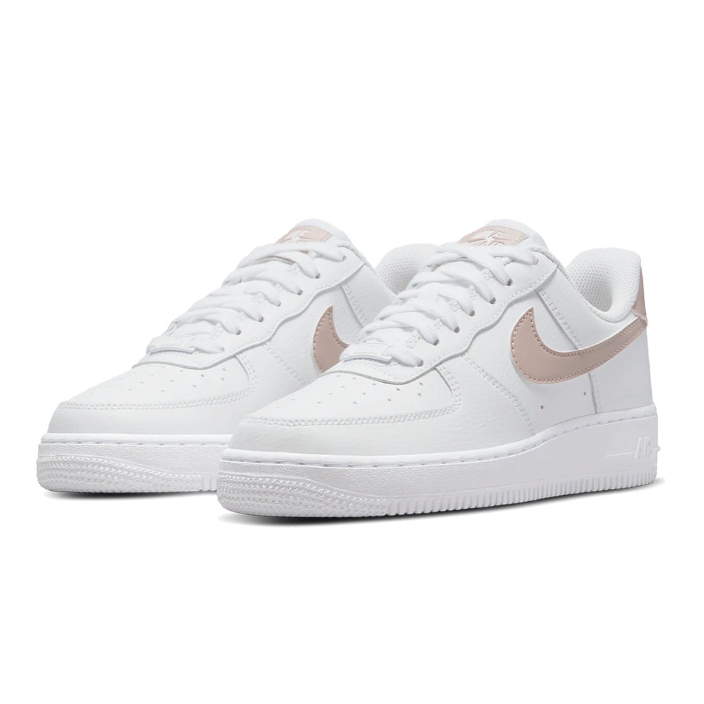 NIKE 女鞋W AIR FORCE 1 '07 SATIN PINK 白緞粉【預購商品】【315115