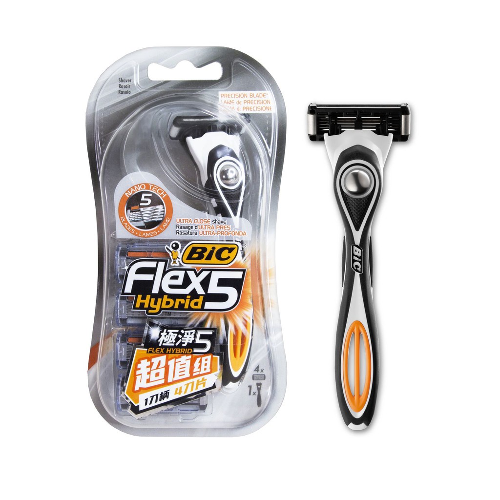 現貨領卷免運bic Flex5 極淨5 刮鬍刀 蝦皮購物