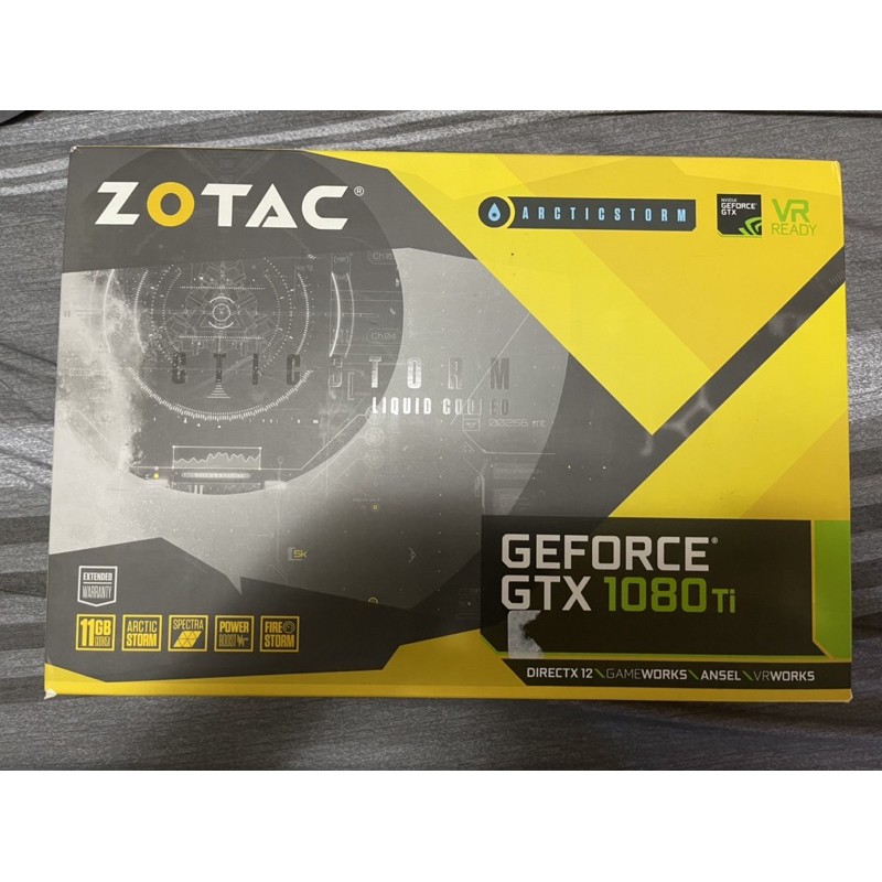 索泰 ZOTAC GeForce GTX 1080Ti ArcticStorm 水冷顯示卡（保固內）