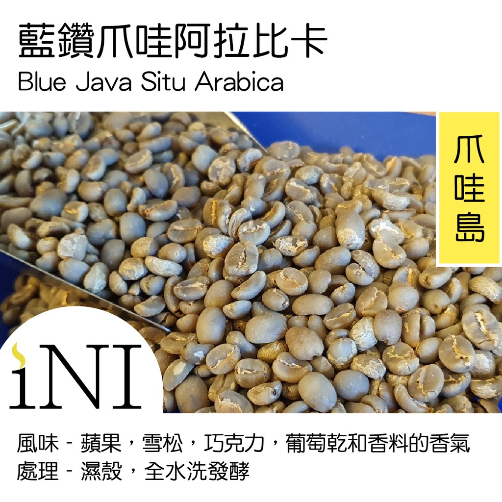 500克測豆 [藍鑽爪哇阿拉比卡] 印尼 咖啡生豆 濕殼全水洗發酵 爪哇