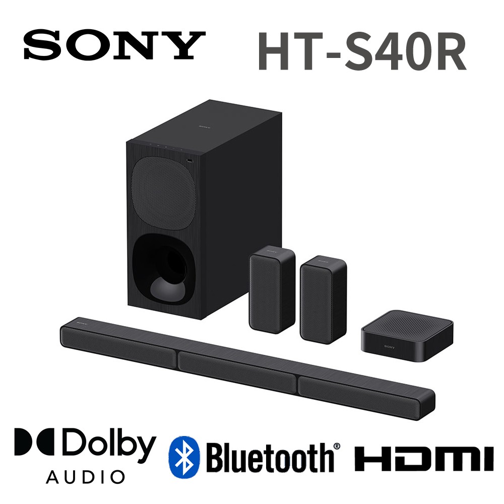 SONY索尼 5.1聲道聲霸SoundBar家庭劇院組 HT-S40R 公司貨  保固一年 現貨 廠商直送