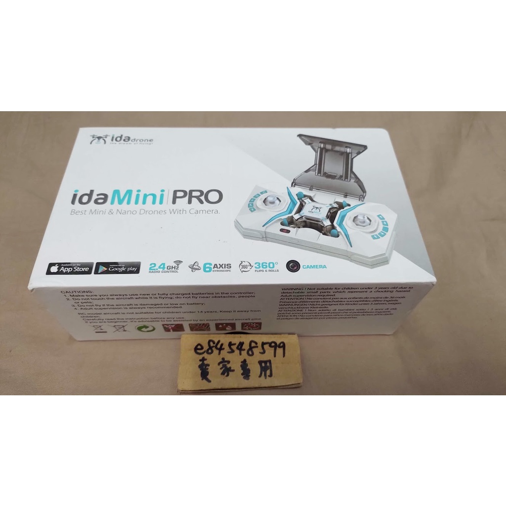 中古二手 功能正常 Ida drone mini PRO 迷你空拍機 遙控飛機