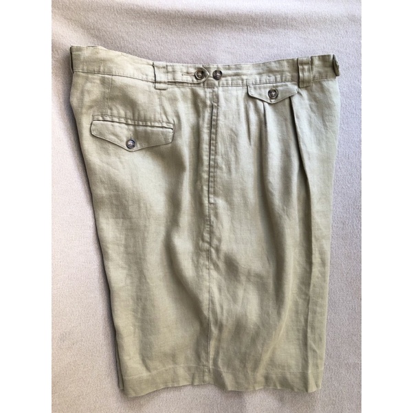 Vintage Calvin Klein 亞麻短褲（ivy/preppy/工裝/紳裝/學院風）
