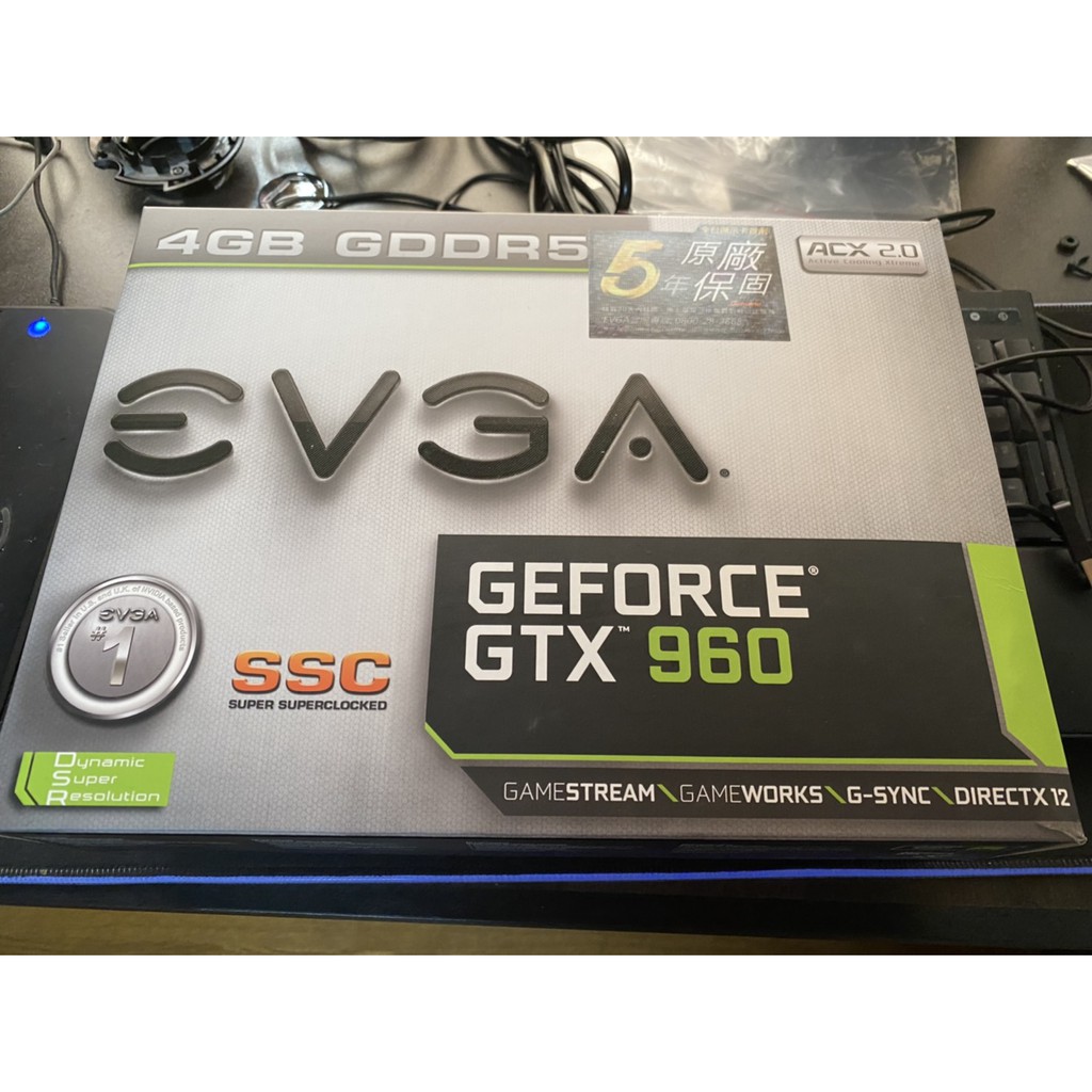 艾維克 EVGA GTX960  4GB 顯示卡