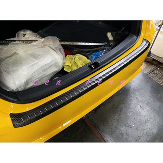 涔峰ＣＦ☆(碳纖)TOYOTA 19年後 ALTIS 12代 不鏽鋼後護板 行李箱外護板 尾門外門檻 後保防刮飾板 踏板