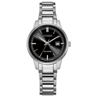 CITIZEN星辰錶 EW2591-82E 現代簡約光動能腕錶/ 黑面29mm