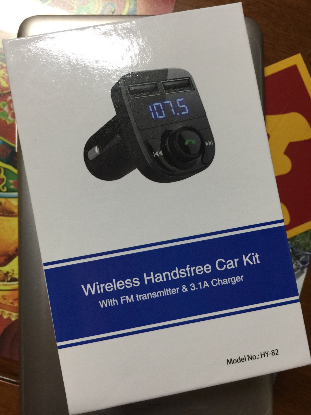 Hd5 有 藍芽功能 可免持通話藍芽車充測電壓line通話車用mp3 Sd卡 隨身碟播放aux Fm發射器 蝦皮購物