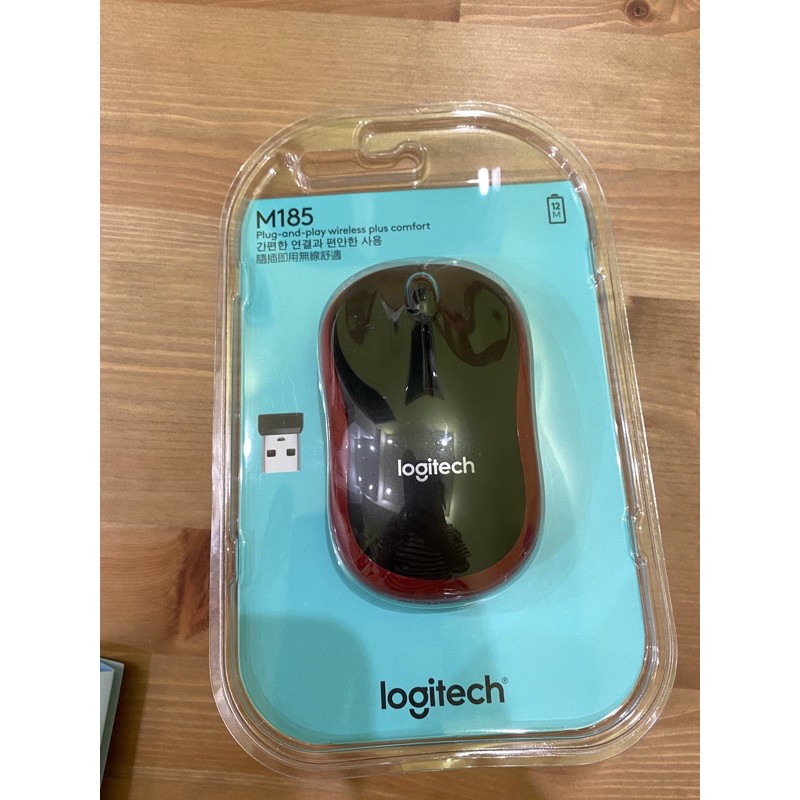 全新 Logitech 滑鼠 藍芽滑鼠 無線滑鼠 M185 筆電 滑鼠 老鼠 羅技