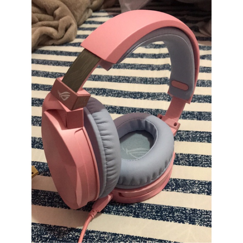 [二手] 華碩 ASUS ROG Strix Fusion 300 PNK 粉色電競耳機 九成新