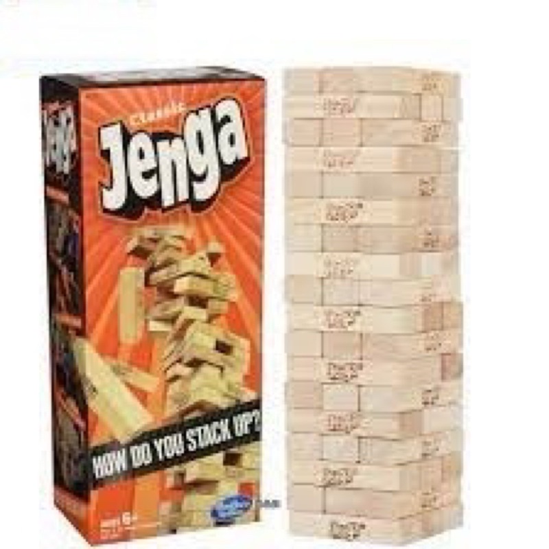 ［遊戲用品］二手 層層疊 經典版 Classic JENGA 疊疊樂 桌遊