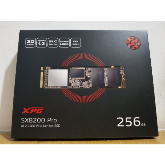 ADATA 威剛 XPG SX8200pro 256G M.2 2280 PCIe SSD固態硬碟