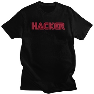 男士經典 Mr Robot Hacker T 恤 O 領短袖程式設計程式員 T 恤印花棉質極客 T 恤禮品商品