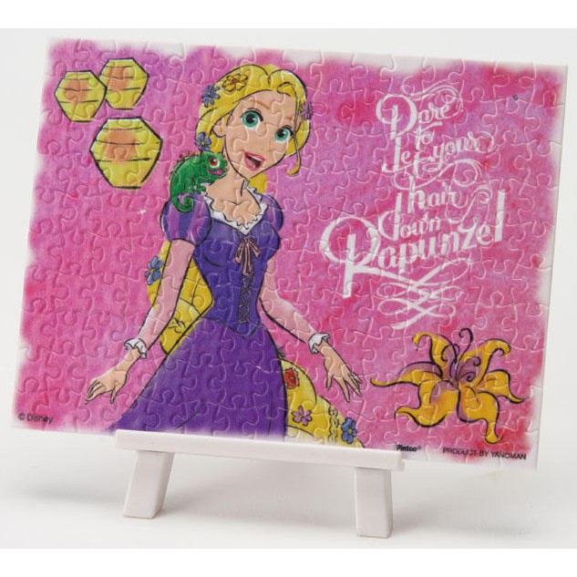 日本進口拼圖 迪士尼 長髮公主 Rapunzel 樂佩 魔髮奇緣 150片迷你塑膠拼圖，2301-20