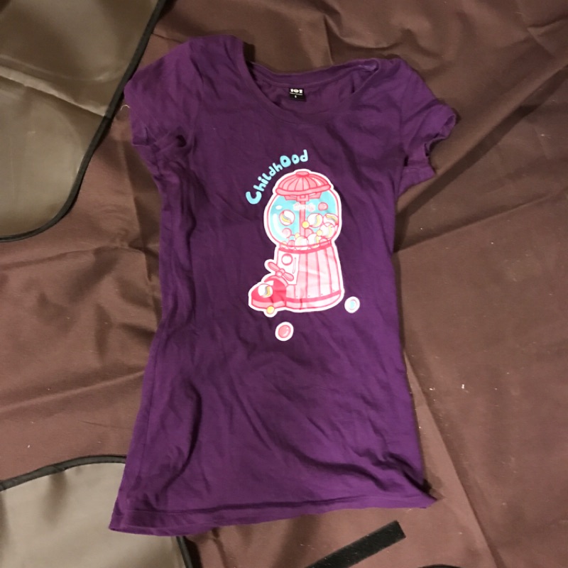 糖果機紫色丅恤9.5成新