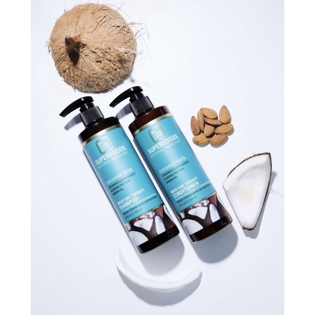 BCL 保濕洗髮乳🥥｜洗髮乳 Super foods 355ML 純素 有機 無動物實驗 溫和 摩洛哥堅果油 無矽靈