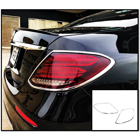 圓夢工廠 Benz 賓士 E W213 E43 E53 E63 2016~2020 改裝 鍍鉻銀 車燈框 後燈框 尾燈框