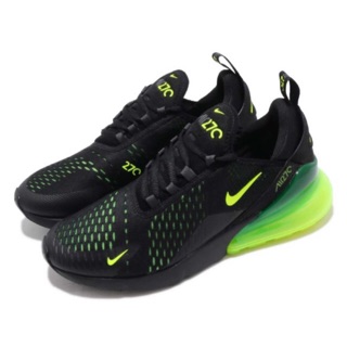 NIKE AIR MAX 270 黑螢光 BLACK/VOLT