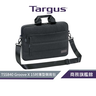 【Targus 泰格斯】 TSS840 Groove X 15吋薄型側背包 - 黑