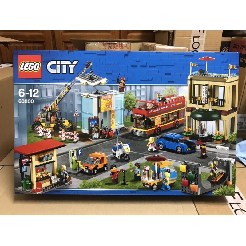 LEGO 60200 City 城市系列 首都 城市廣場 市集 遊覽車