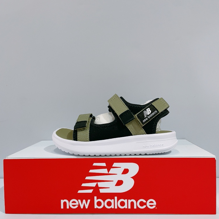 New Balance 750 NB 中童 綠色 戶外 魔鬼氈 舒適 涼鞋 YH750AC