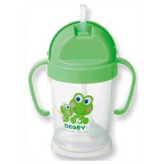 《凱西寶貝》 Dooby 大眼蛙 200ml 神奇喝水杯 ( 練習杯、學習杯 )( 綠色 )