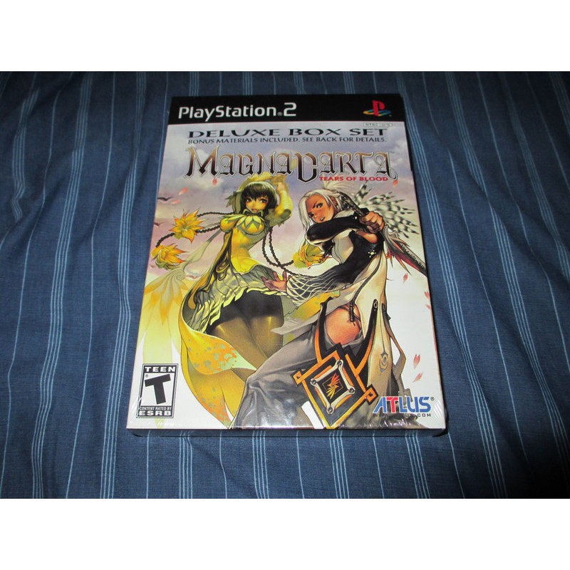美版限定! PS2 真名法典 英文版 限定deluxe box 含金亨泰 限定畫集