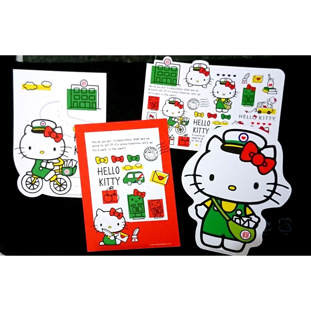 中華郵政Hello Kitty明信片組(一組4張)