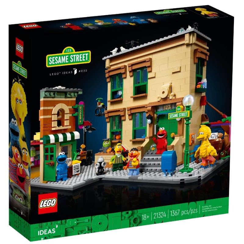 【ToyDreams】LEGO樂高 IDEAS 21324 芝蔴街 123 Sesame Street