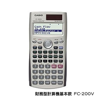 【阿筆文具】// CASIO // FC-200V 卡西歐 財務型計算機 計算機 科學用 工程用 基本函數計算 投資評估