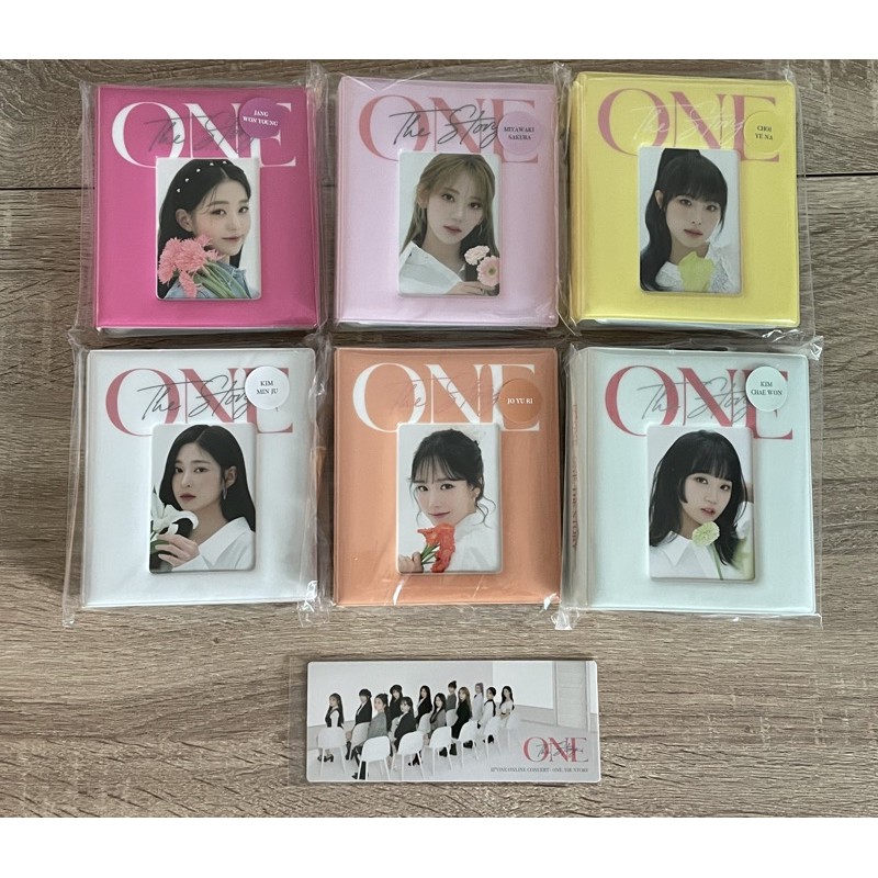 IZ*ONE IZONE ONLINE CONCERT ONE,THE STORY 小卡 卡冊 櫻花 采源 珉周 柔理