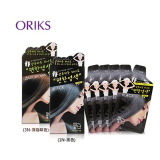 [ORIKS] 韓國原裝Pyeonan 白髮專用5分鐘高效便捷染髮霜 5入/盒
