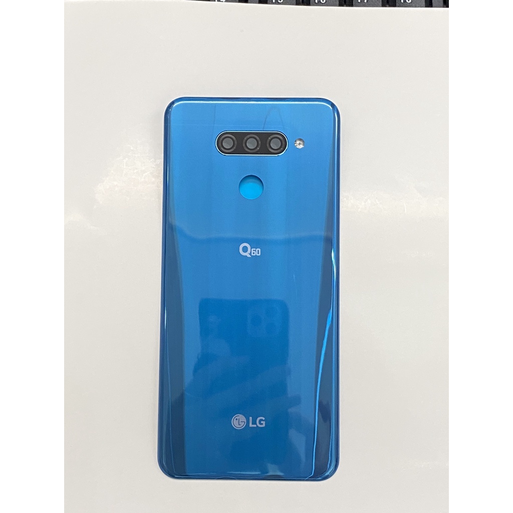 『當天出貨』LG-Q60-電池背蓋(藍)