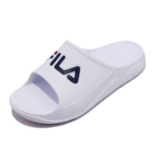 Fila 拖鞋 Plumpy Slide 白 藍 男鞋 女鞋 全新大底 舒適 防水 玩水 【ACS】 4S334W113