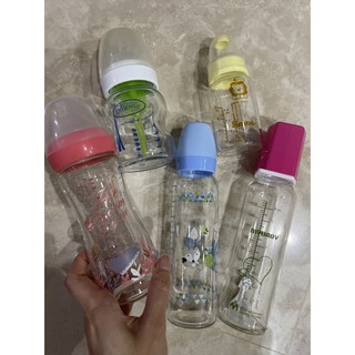 （二手）盡全新 多款玻璃奶瓶 酷咕鴨 combi mammyshop 240ml 120ml 150ml