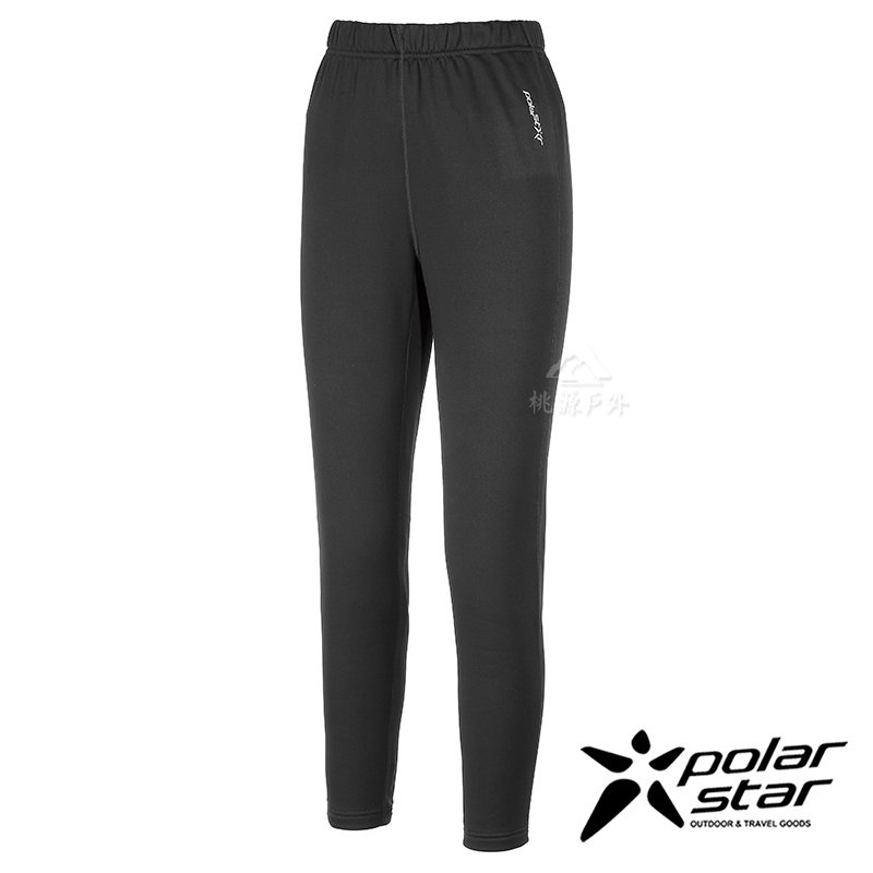 【PolarStar】女 針織合身保暖運動褲『黑』P21430