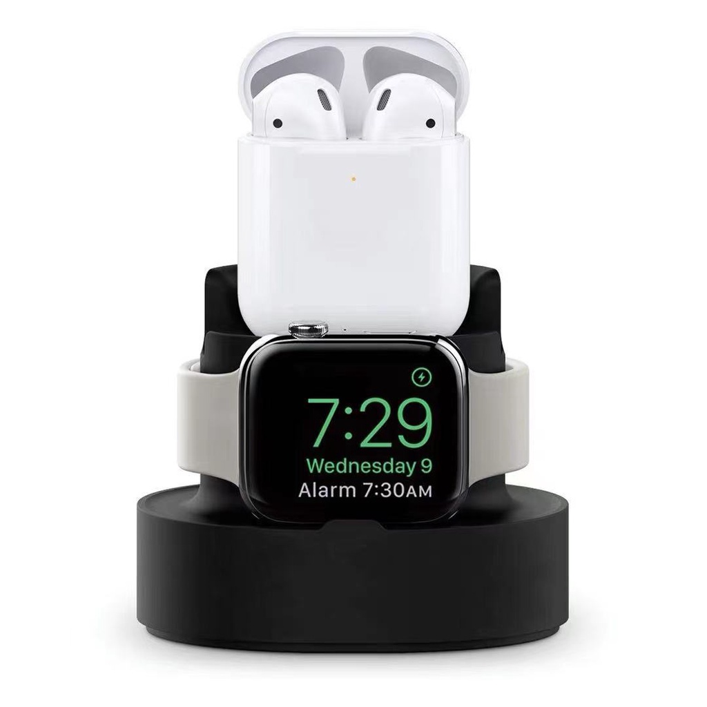 適用於 Apple watch 7 iwatch7 Airpods iPhone 三合一充電底座 通用展示架 收納支架